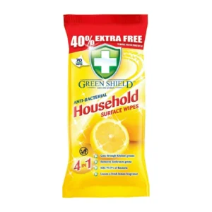 Green Shield antibakterinės universalios servetėlės su citrina, 70 vnt.