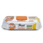 Sleepy Easy Clean drėgnos servetėlės su apelsinų ekstraktu, 50 vnt.