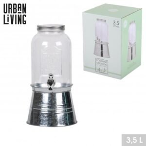 Urban Living gėrimų dozatorius 3,5 L su metaliniu stovu