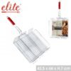 Elite BBQ grotelės su užsegimu – 42,5 × 66 × 7 cm, su raudona rankena