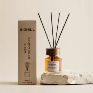 BIGHILL „Aqua Bergamota“ namų kvapas su lazdelėmis, 120ml