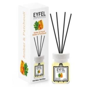 EYFEL namų kvapas su lazdelėmis „Amber & Patchouli“, 120ml