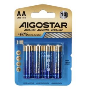 AIGOSTAR Šarminė baterija LR6 (AA) 1.5 V, 4 vnt.
