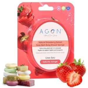 Agon muilas-kempinė su braškių ekstraktu