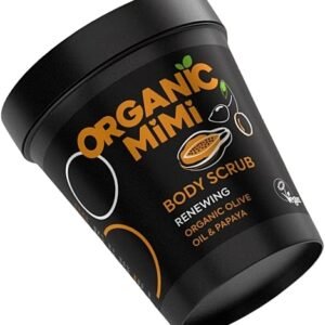 Organic Mimi kūno šveitiklis su alyvuogių aliejumi ir papajos ekstraktu, 250 g