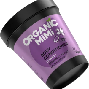 Organic Mimi kūno kondicionierius su ekologišku kokoso aliejumi ir hibisku, 200 ml