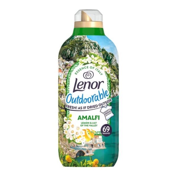 Minkštiklis Lenor Outdoorable Amalfi Lemon & Lily of the Valley, 966 ml