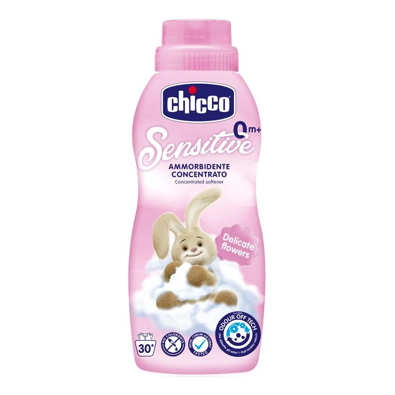 Minkštiklis Chicco Sensitive Delicate Flowers 750 ml buteliukas