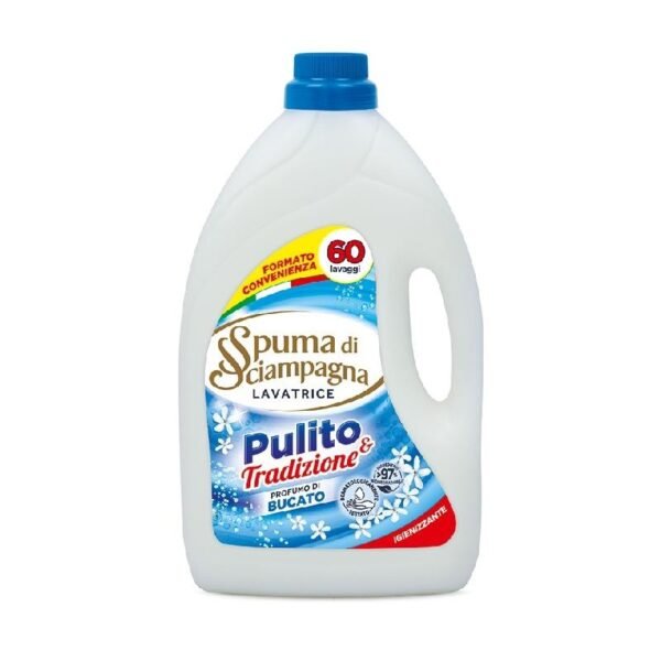 Skalbiklis Spuma di Sciampagna „Pulito & Tradizione“, 60 skalbimų