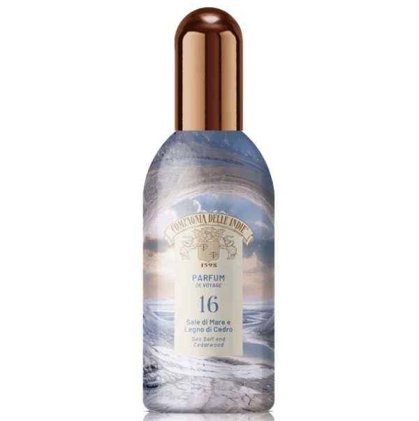 Parfumuotas vanduo Nr. 16 su jūros druska ir kedro mediena 100 ml