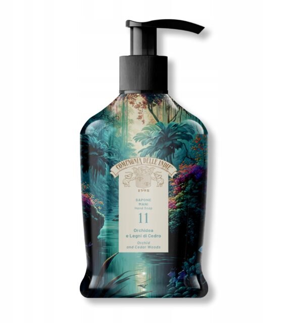 Compagnia delle Indie rankų muilas Orchidea e Legni di Cedro, 300 ml