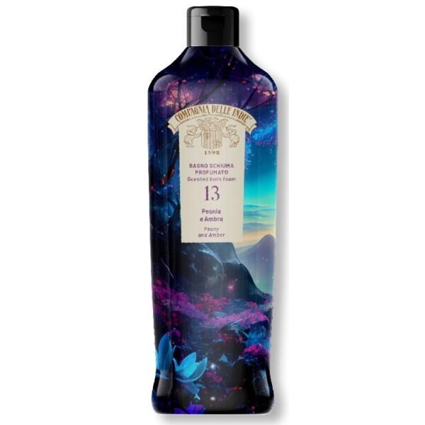 Compagnia Delle Indie Peonia e Ambra – kvapnios vonios putos Nr. 13, 500 ml