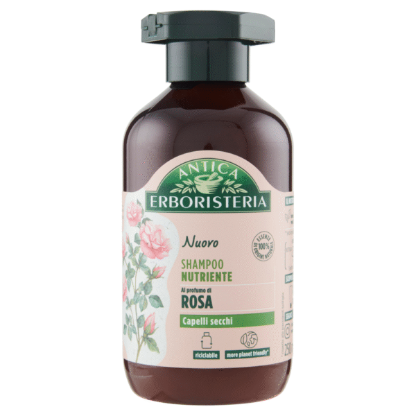 Antica Erboristeria šampūnas su rožėmis, 250 ml