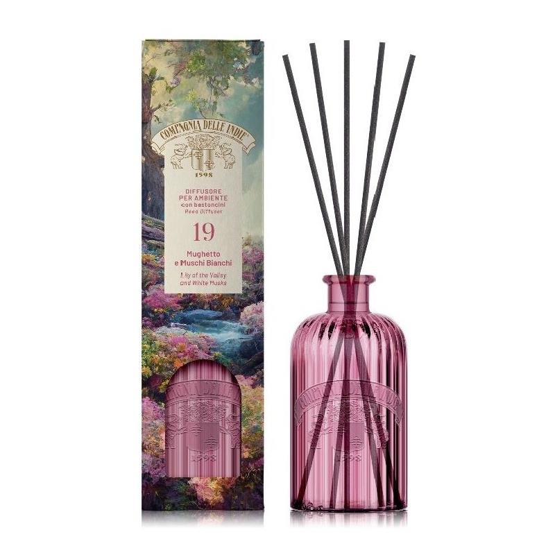 Compagnia delle Indie namų kvapų difuzorius Mughetto e Muschi Bianchi Nr. 19, 1000 ml
