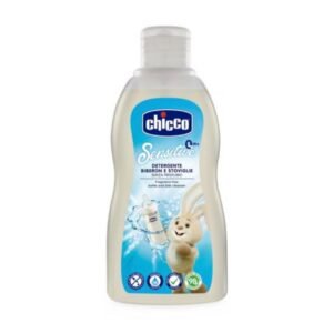 Chicco Sensitive buteliukų ir indų ploviklis be kvapo 300 ml buteliukas