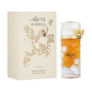 Nusuk Raheeq Extrait de Parfum kvepalai 100 ml korio formos buteliuke su auksine bite