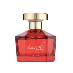 Lazurde Rouge Extrait kvepalai 100 ml raudoname buteliuke su auksiniu kamšteliu