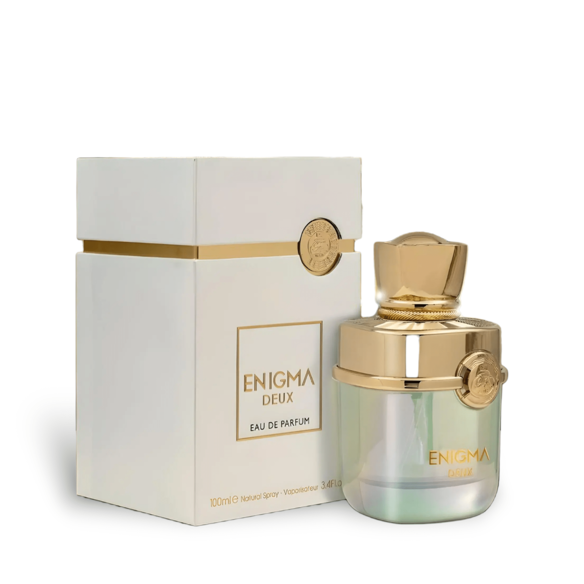 Enigma Deux kvepalai 100 ml baltame ir auksiniame buteliuke