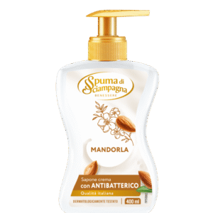 Spuma di Sciampagna mandorlinis skystas muilas, 400 ml pakuotė su dozatoriumi