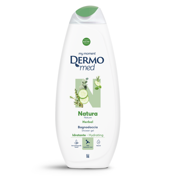 Dermomed Natura žolelių dušo želė, 750 ml