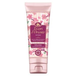 Tesori d’Oriente Ikigai aromatinis dušo kremas su vyšnių žiedais ir ryžių vandeniu, 250 ml