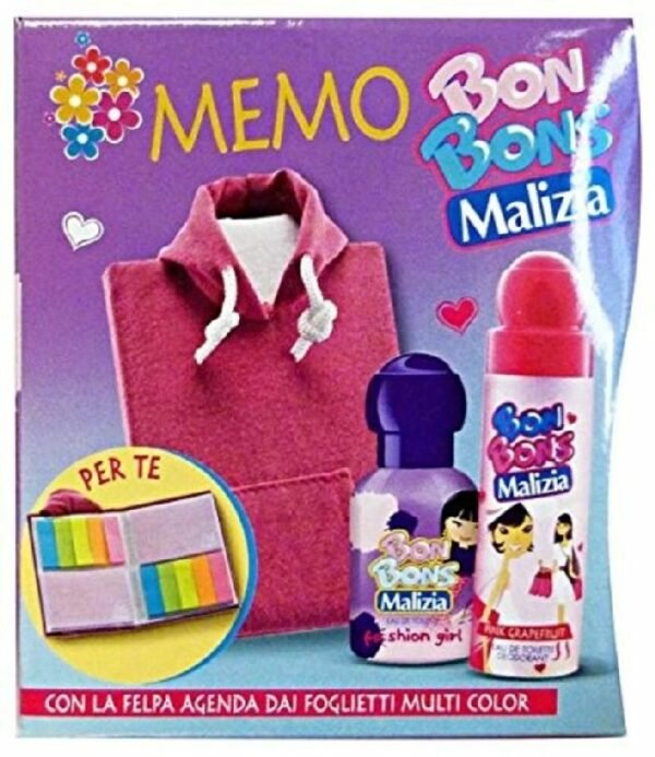 Bon Bons Malizia Memo rinkinys vaikams – Fashion Girl ir Pink Grapefruit