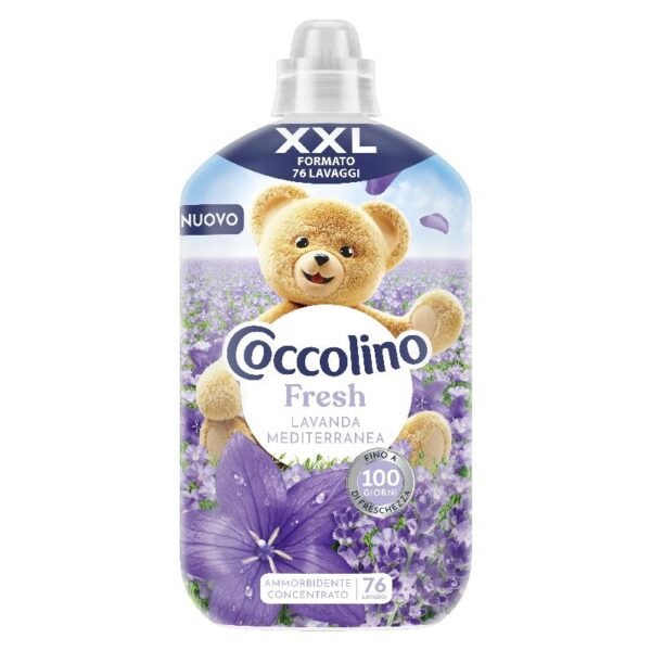 Minkštiklis Coccolino Fresh Lavanda Mediterranea, 1,750 ml (76 skalbimai)