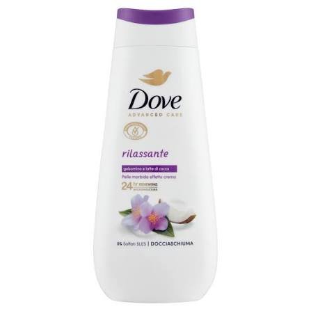 Dove Rilassante dušo kremas su gėlėmis ir kokosų pienu, 500 ml