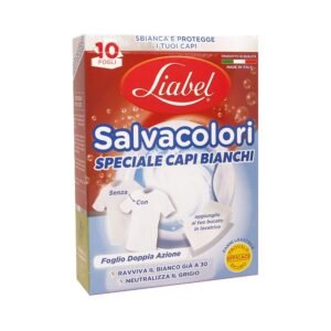 Liabel Salvacolori Speciale Capi Bianchi – skalbimo lapeliai baltiesiems (10 vnt.)