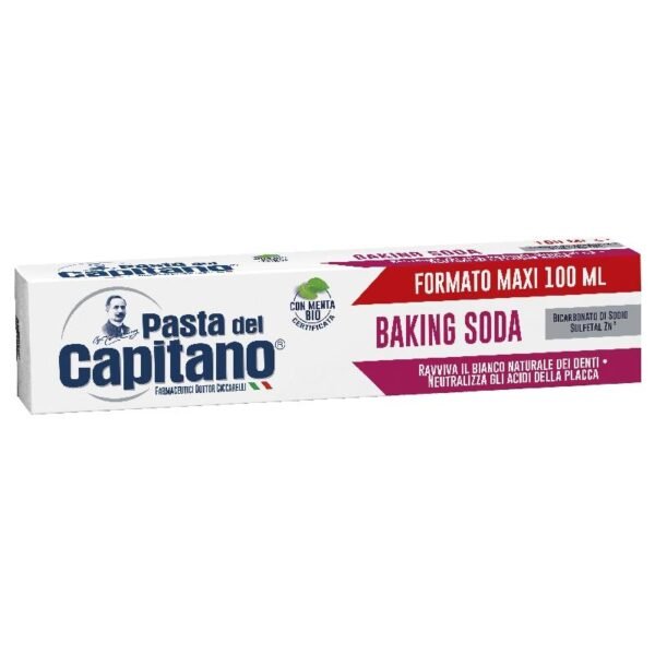 Pasta del Capitano Baking Soda dantų pasta, 100 ml