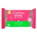 Carefree Duo Effect intymios servetėlės su alaviju ir žaliosios arbatos ekstraktu, 20 vnt.