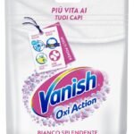 Vanish Oxi Action Bianco Splendente baltumą išlaikantis skalbimo priedas