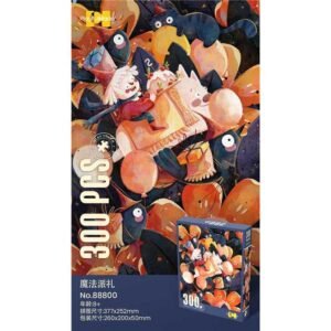 Puzzle „Magic Party“ 300 detalių (Playtive Mario, 37,7×25,2 cm)