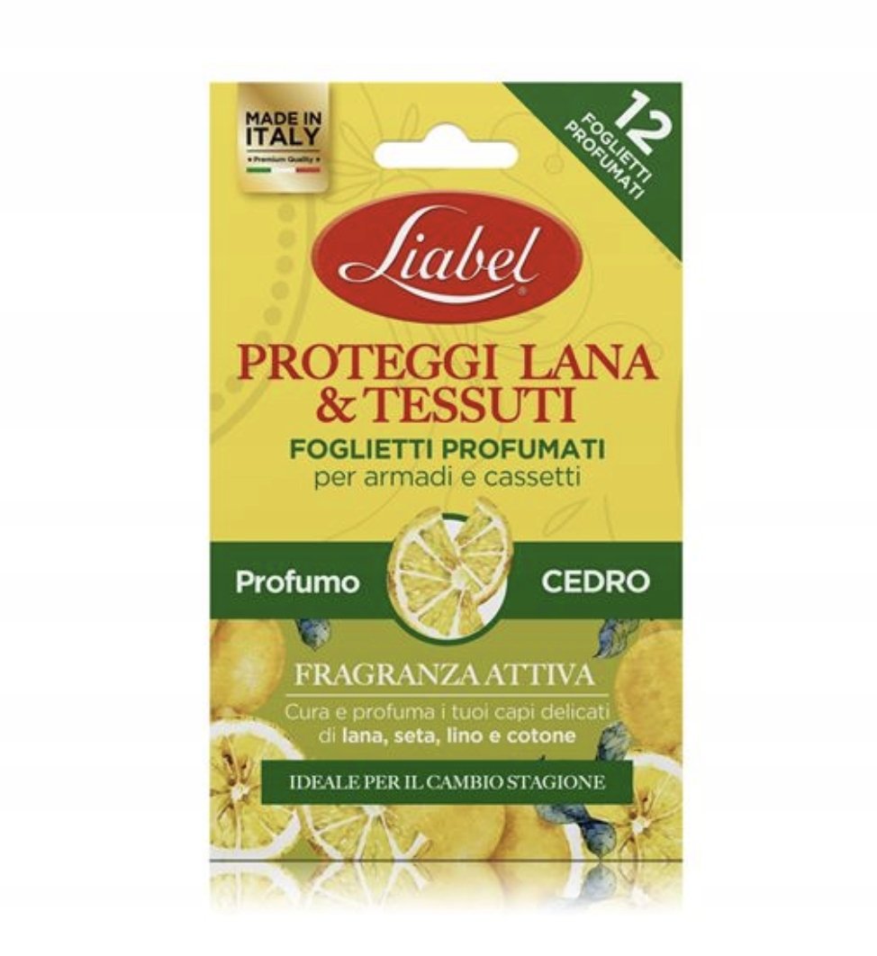 Liabel kvapūs apsauginiai lapeliai nuo kandžių Cedro 12 vnt.