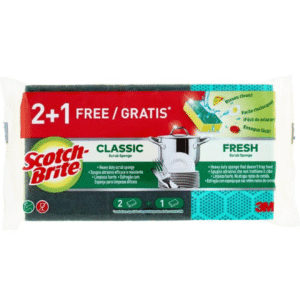 Scotch-Brite Classic + Fresh kempinės 2+1