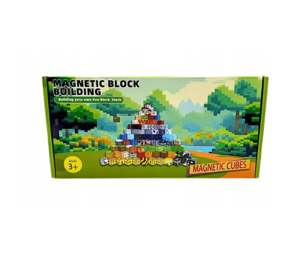 Magnetinių blokelių rinkinys „Magnetic Block Building“