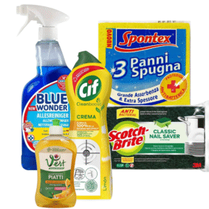 Virtuvės švaros rinkinys – efektyvus valymas, blizgantys paviršiai ir gaiva