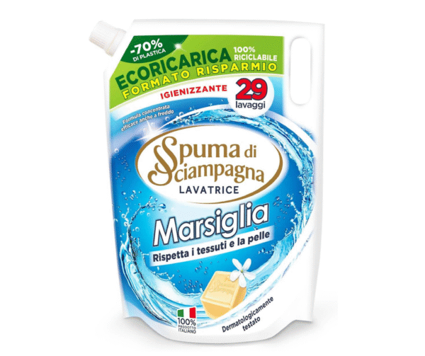 Spuma di Sciampagna Marsiglia – skalbimo gelis su Marselio muilu