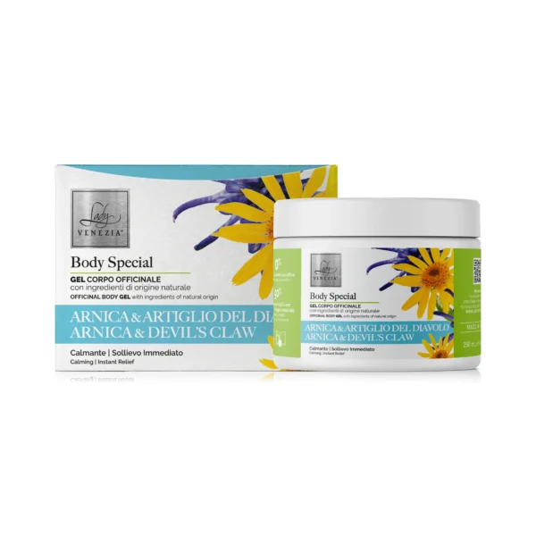Lady Venezia Arnica & Devil’s Claw kūno gelis, 250ml