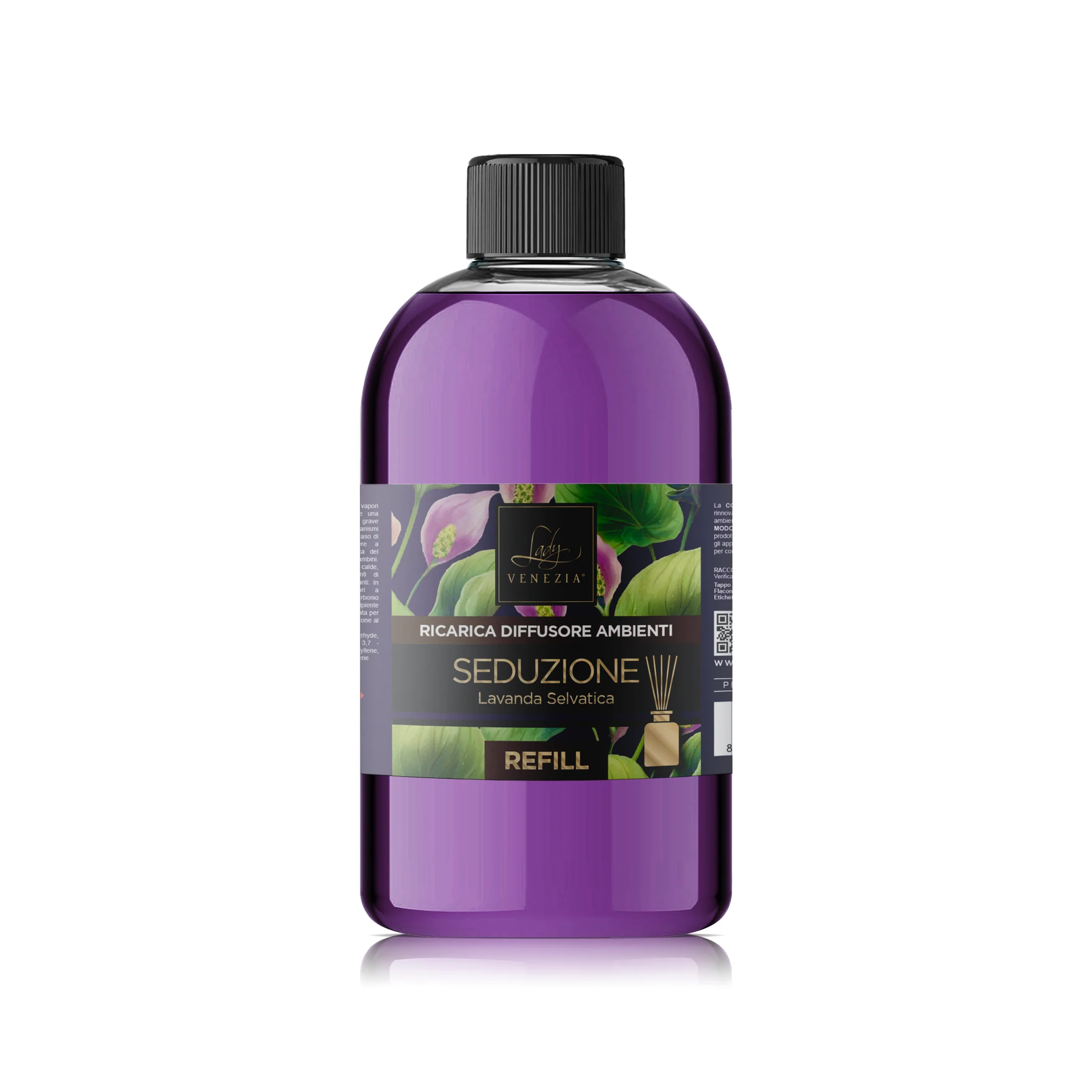 lady venezia seduzione lavanda selvatica namų kvapo papildymas, 500ml