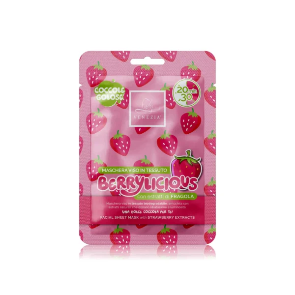 Lady Venezia berrylicious veido kaukė, 1vnt
