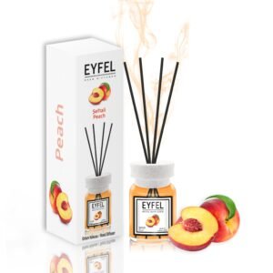 Eyfel Peach namų kvapas su lazdelėmis, 120ml