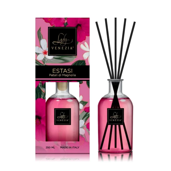lady venezia estasi petali di magnolia namų kvapas su lazdelėmis, 250ml