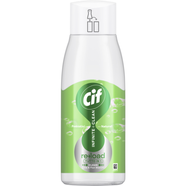 Cif Infinite+Clean papildymas Tutto in 1 universalus valiklis su probiotikais, 590 ml