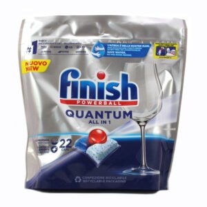 Finish Powerball Quantum All in 1 indaplovės kapsulės, 22 vnt.