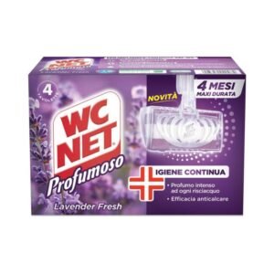 WC Net Profumoso Lavender Fresh klozeto gaiviklis–valiklis, 4 vnt