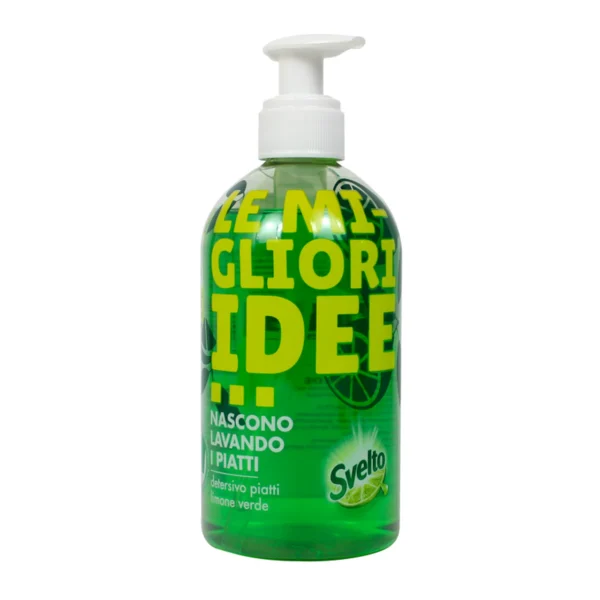 Svelto limone verde skystas indų ploviklis su dozatoriumi, 450 ml