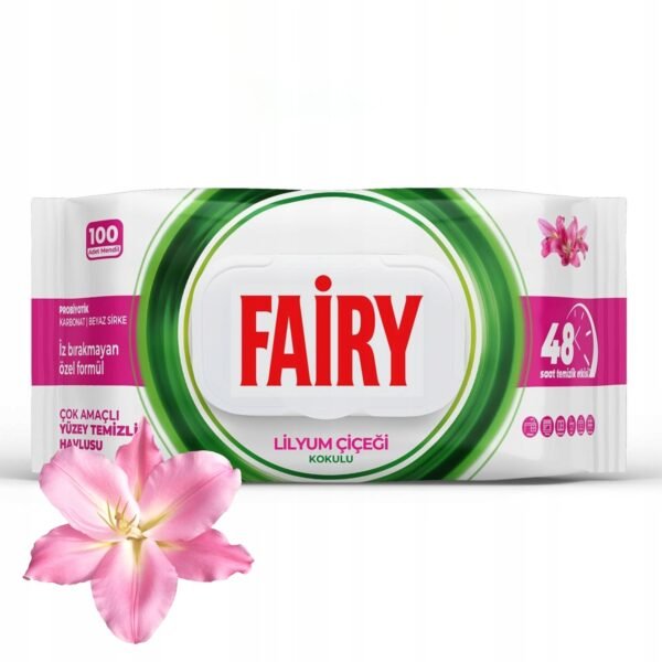 Fairy daugiafunkcinės paviršių valymo servetėlės su lelijų aromatu, 100 vnt.