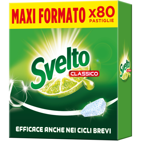 Svelto Classico indaplovės tabletės, 80 vnt.