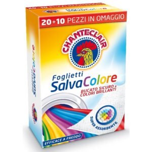 Spalvų surinkimo lapeliai Chanteclair Classic Color Catcher, 20+10 vnt.